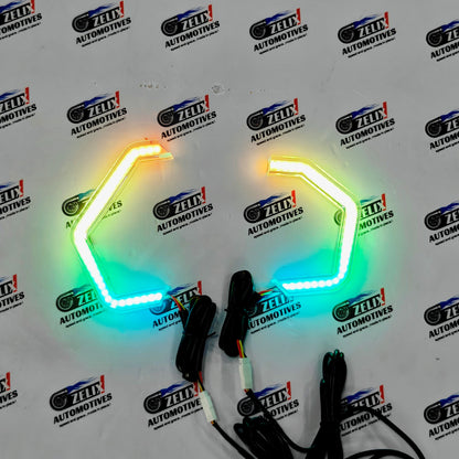 Angle Eyes LED DRLs with Welcome Feature | Universal Fit Set of 4