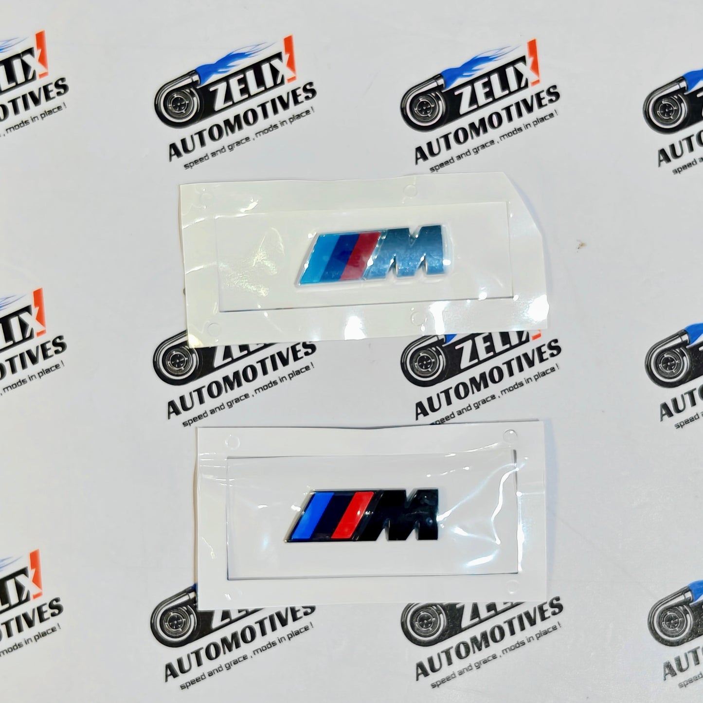 Fender Sticker M-Performance Style  | OEM-Design Chrome/Black Colour Options