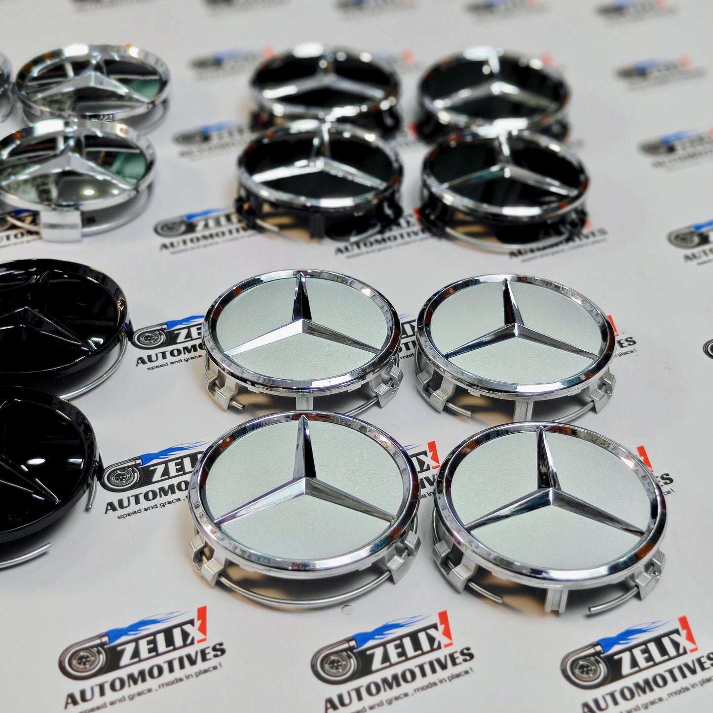 Mercedes-Benz Wheel Caps Outer Diameter 78 mm