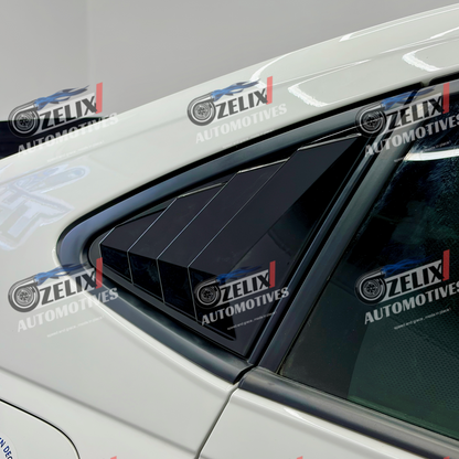 VW Virtus & Skoda Slavia Window Louvers | Aggressive Side Profile