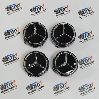 Mercedes Wheel Caps | Outer Diameter 74.8-mm
