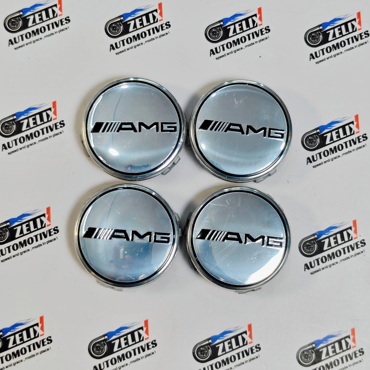 Mercedes AMG Wheel Caps | Outer Diameter 75.8-mm