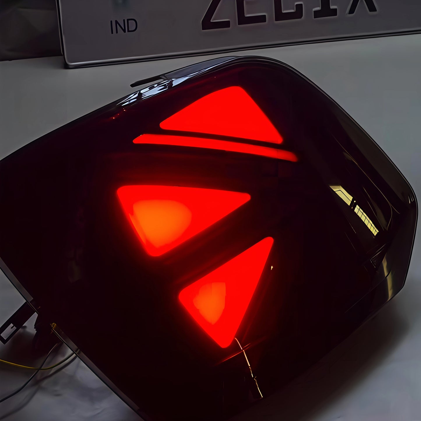 VW POLO Union-Style Tail Lights | Aftermarket Tail Lights With Welcome Feature Smoked+Red Finish