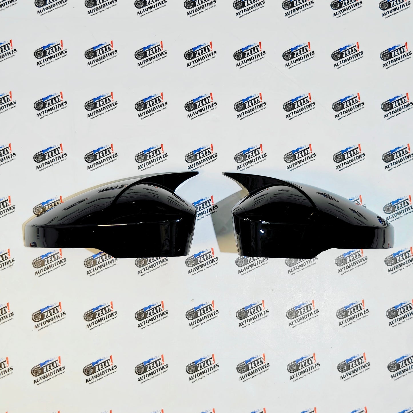 VW Virtus & Skoda Slavia Batman-Style Mirror Covers | Also Compatible with Taigun & Kushaq