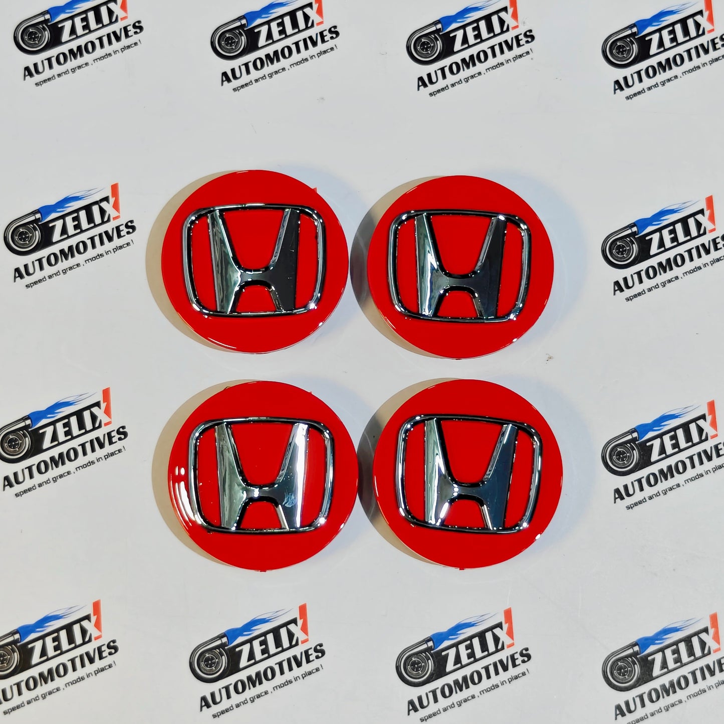 Honda Wheel Center Caps Set of 4 | Outer Diameter 68 & 69 mm