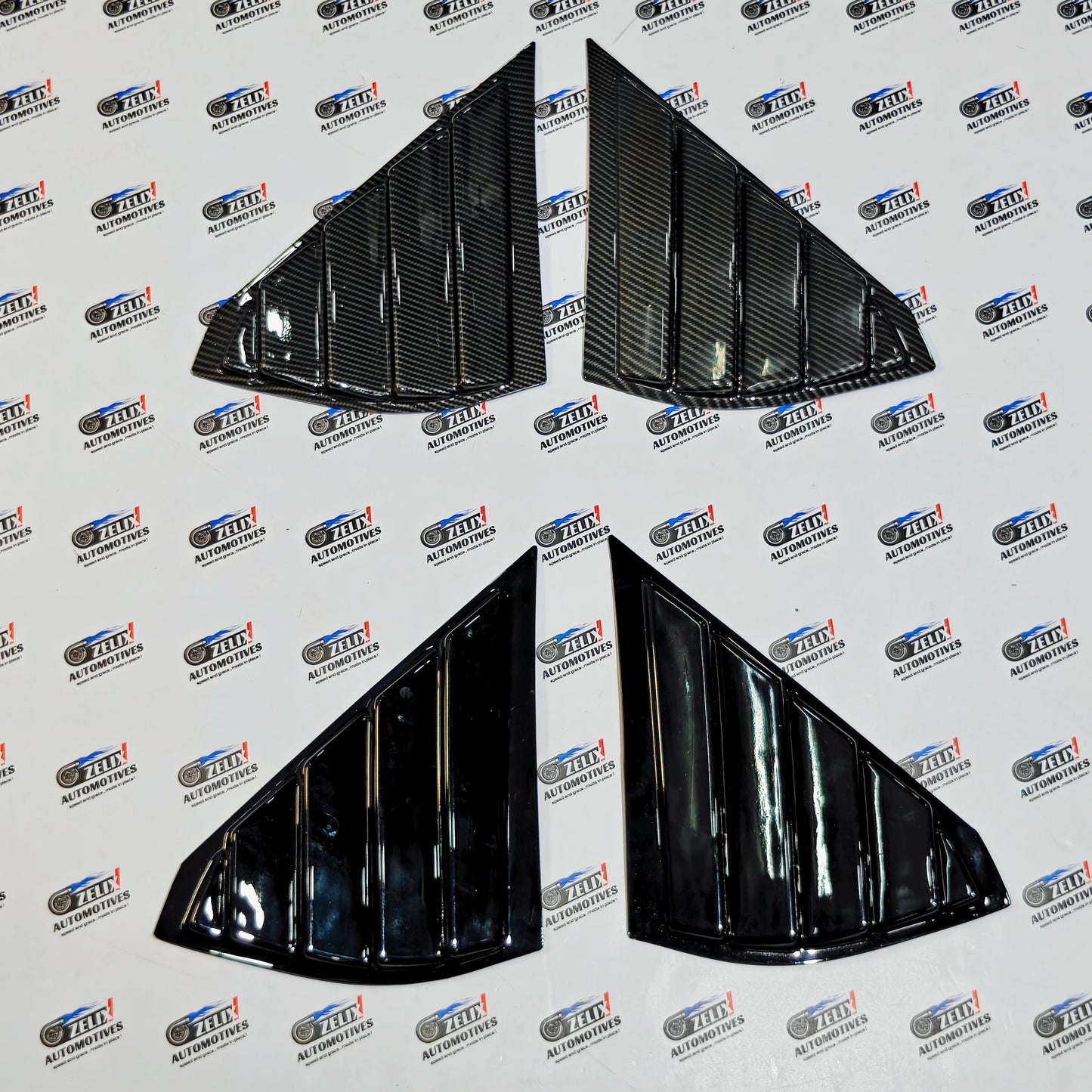 Maruti Suzuki Fronx Window Louvers – Black & Carbon Finish