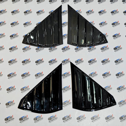 Maruti Suzuki Fronx Window Louvers – Black & Carbon Finish