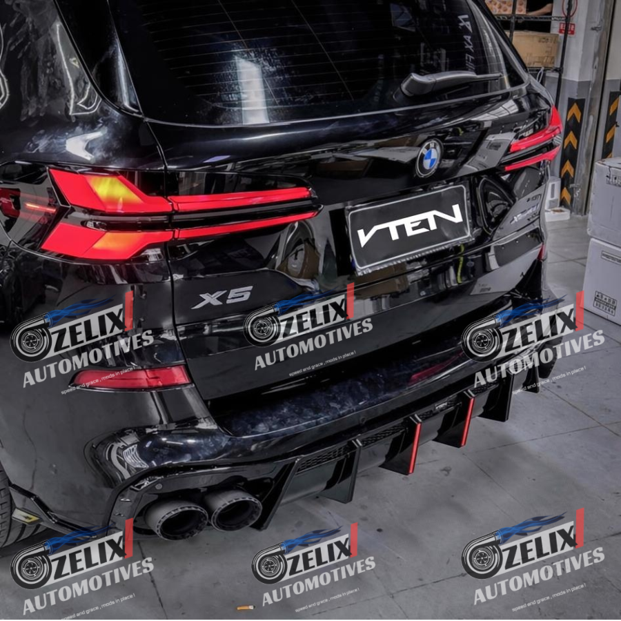 Rear Bumper Diffuser For BMW-X5 G05 & G18 | VTEN (Imported)