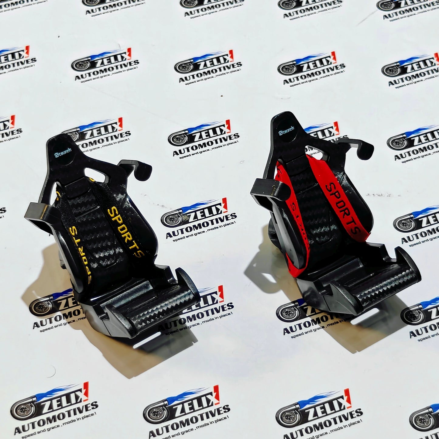 Racing Seat Style Phone Holder – Universal Car Mount