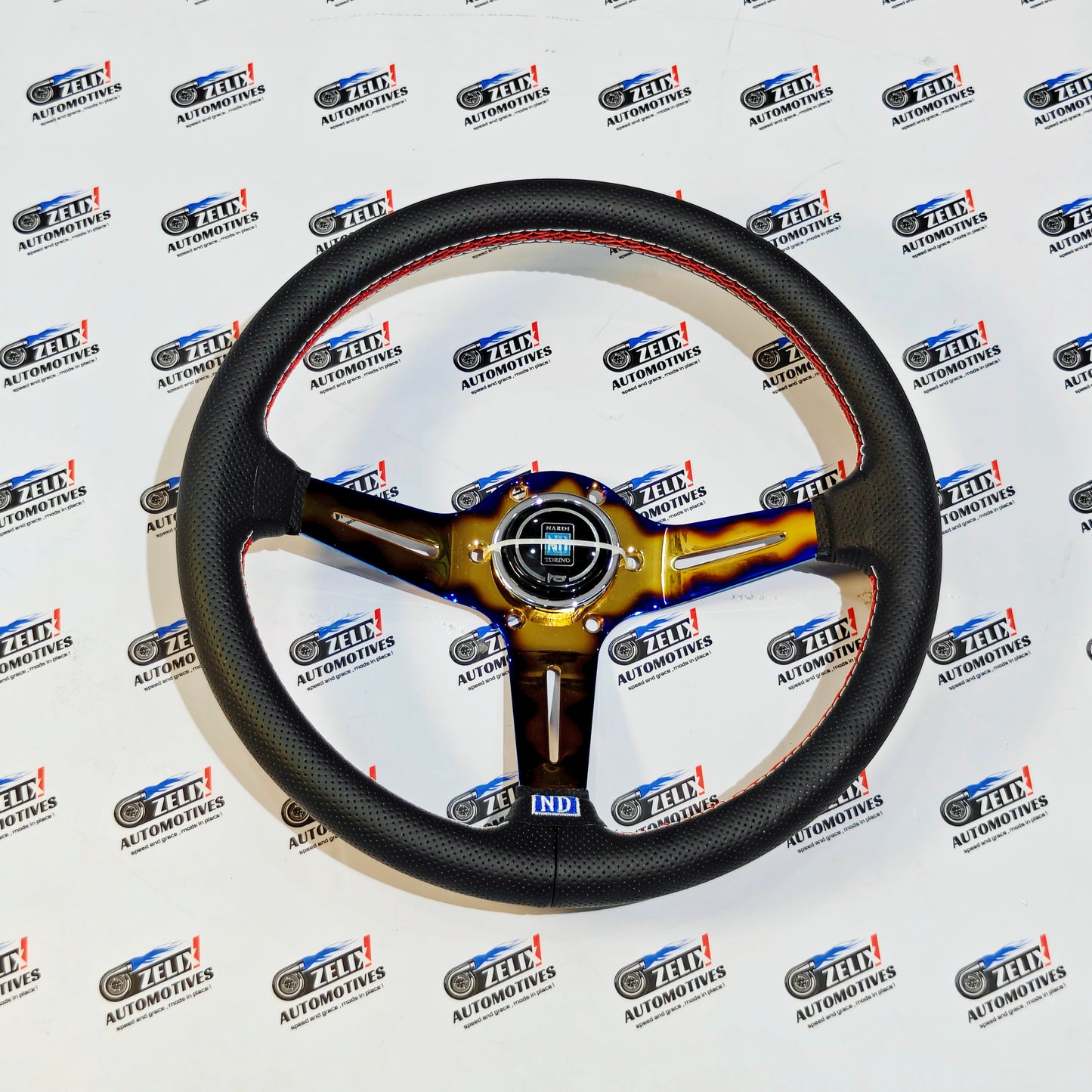 NARDI 14-Inch Carbon Edition Steering Wheel | Universal PVC Racing Style