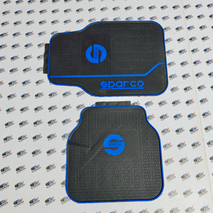 Sparco Car Mats Set of 4 | Blue with Two Design Options