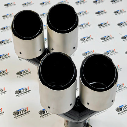 Akrapovic Dual Exhaust Tips | Satin Finish
