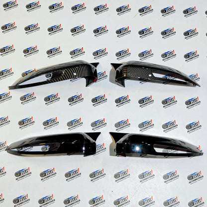 Tata Nexon  Mirror Covers | Glossy Black Finish with Indicators