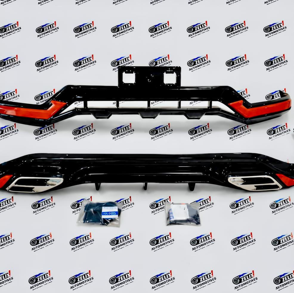 Toyota Fortuner Legender Front and Rear Skirting Kit | Premium ABS Body Upgrade