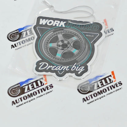 Car Mirror Hanging Perfumes Alloy Wheel Design Collection
