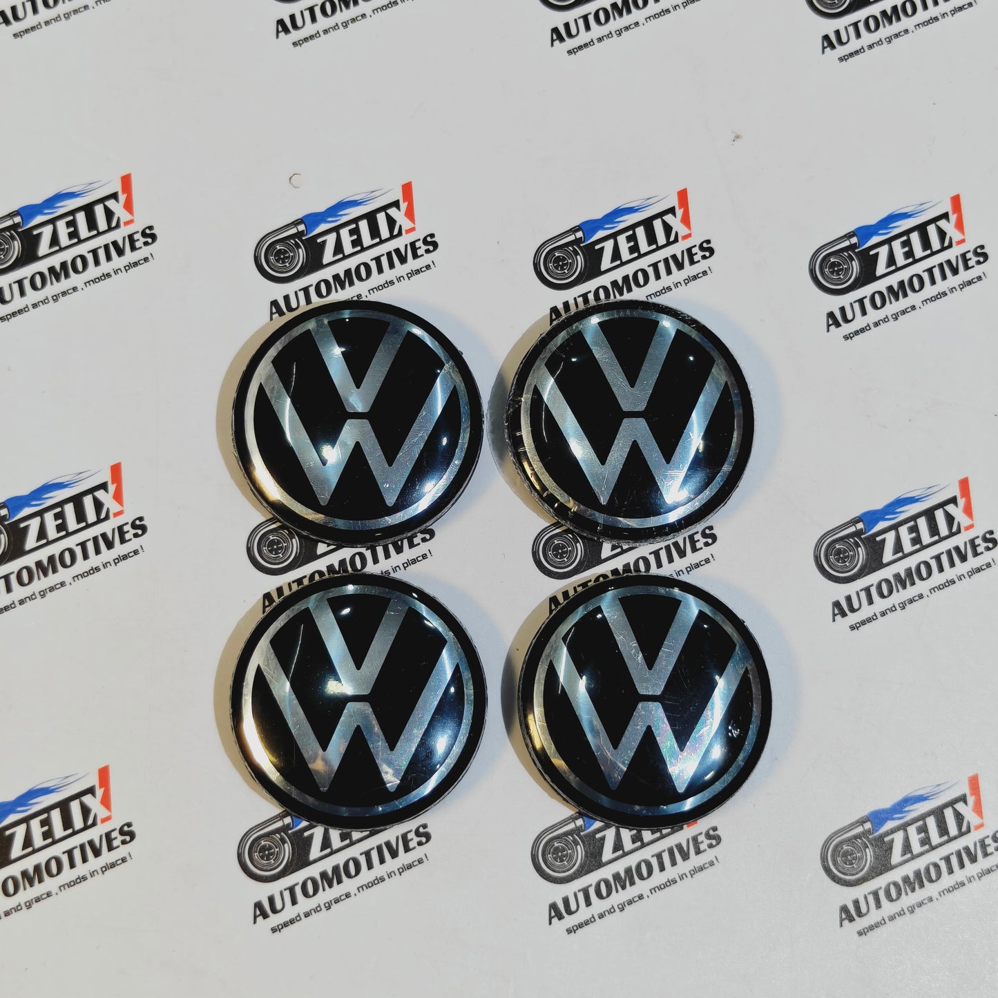 VW Wheel Center Caps Outer Diameter (65mm) | Fits For Polo,Vento,Jetta,Passat,Tiguan