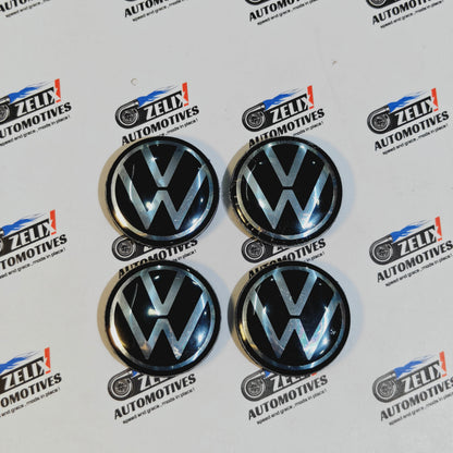 VW Wheel Center Caps Outer Diameter (65mm) | Fits For Polo,Vento,Jetta,Passat,Tiguan