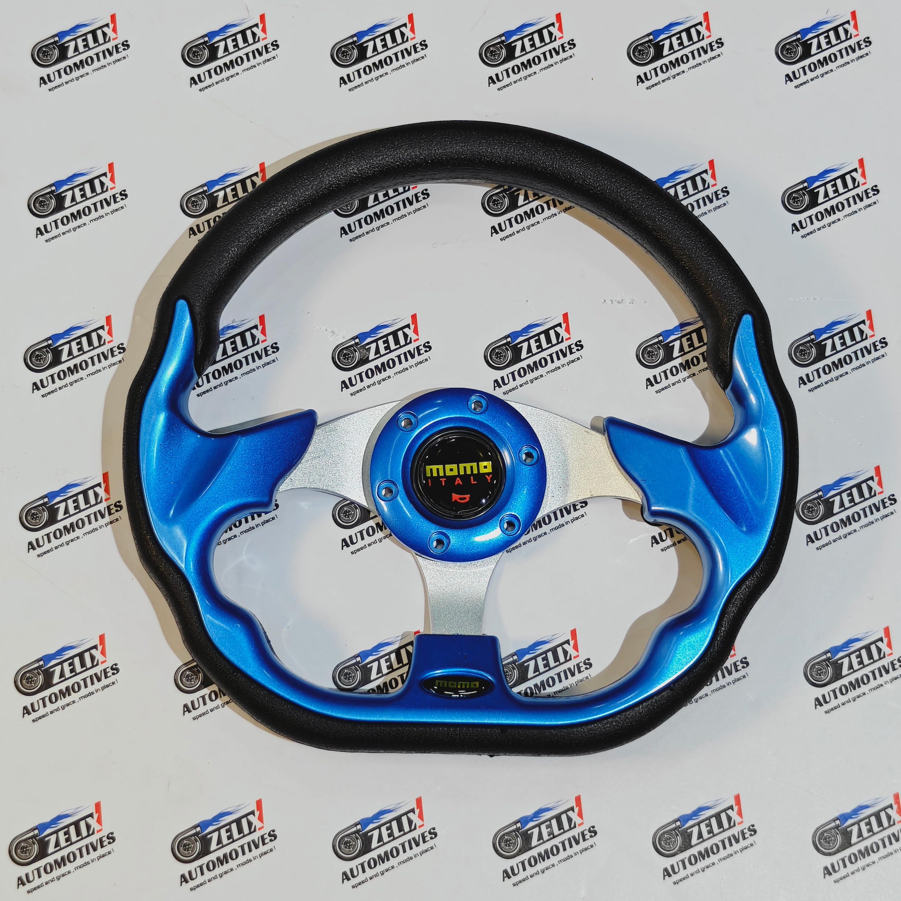 MOMO D-Shaped Steering Wheel (12-Inch) | Universal Racing Style