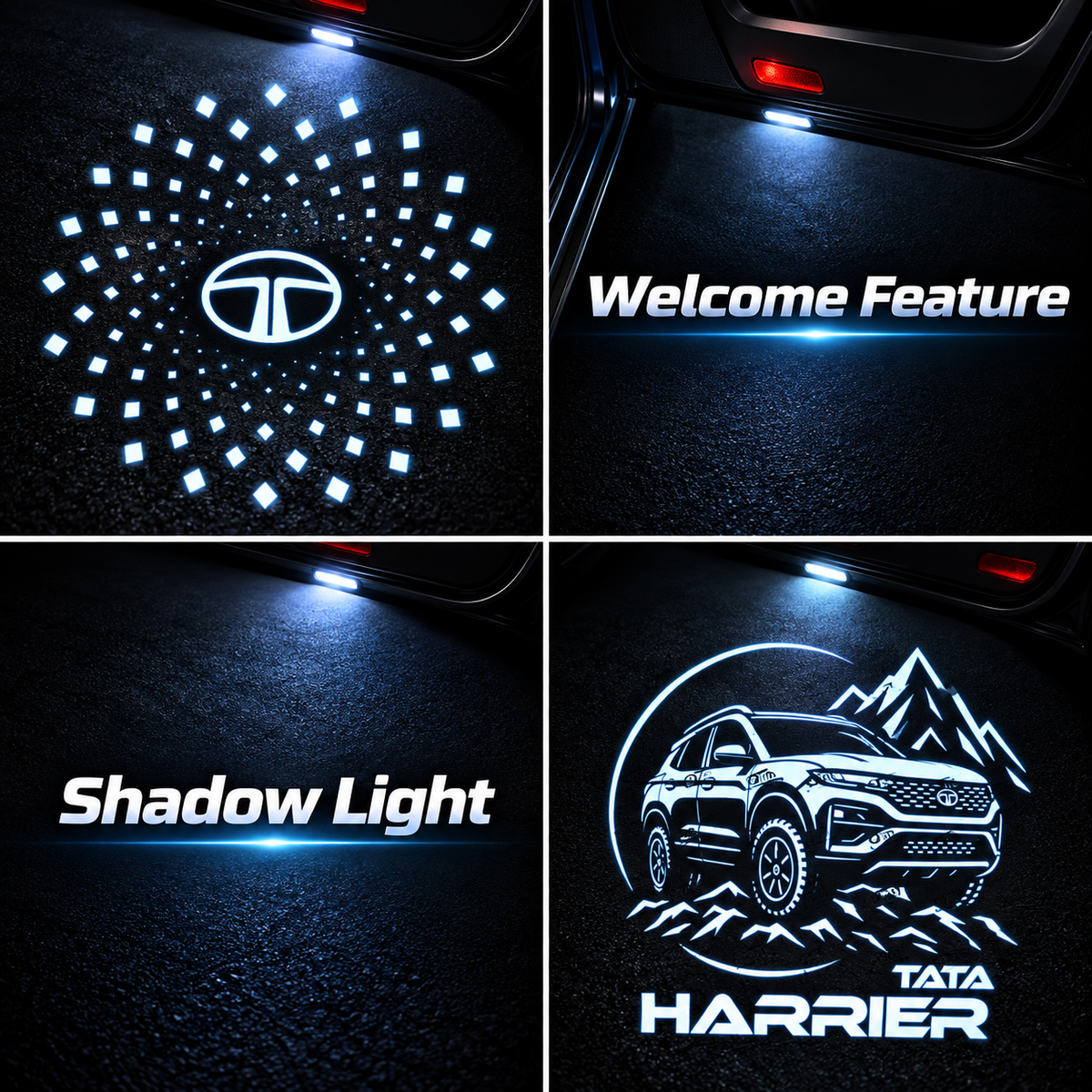 Cardi Dynamic Welcome Light For TATA Harrier