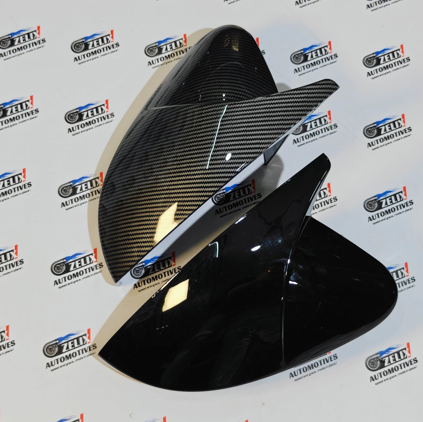 VW Virtus & Skoda Slavia Batman-Style Mirror Covers | Also Compatible with Taigun & Kushaq