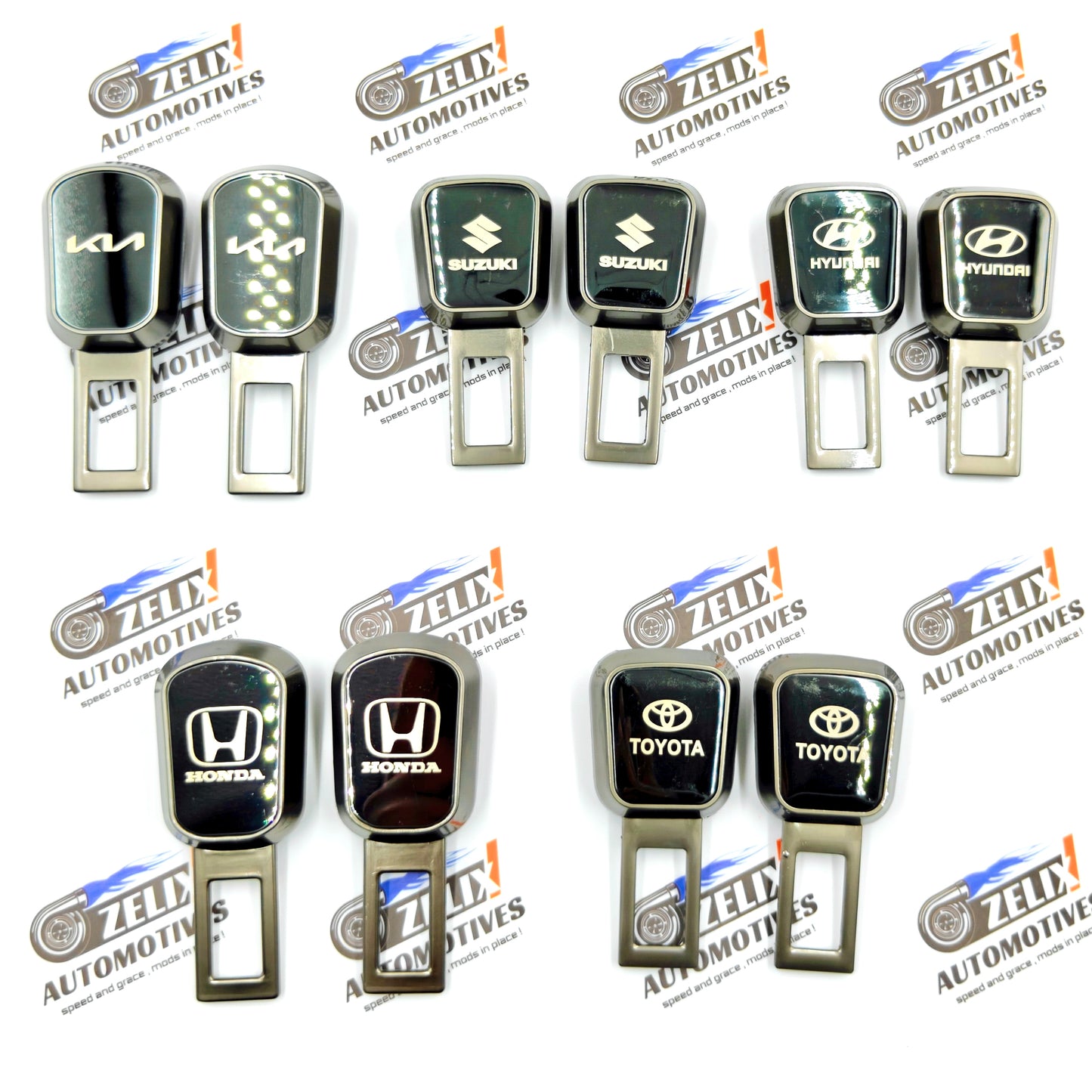 Seat Belt Buckle Clips (pair) For Toyota,Honda,Suzuki,Hyundai & kia