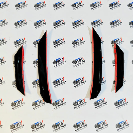 Front Bumper Canards Set of-4 For BMW 3-Series G20 & G26 | VTEN