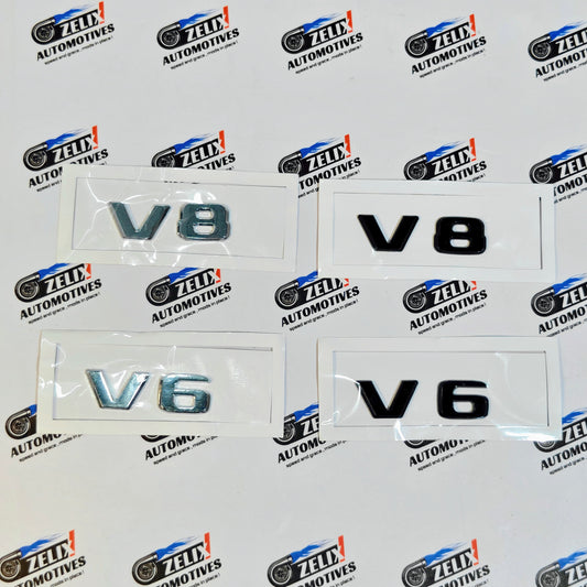 V6 & V8 Rear Emblem Stickers