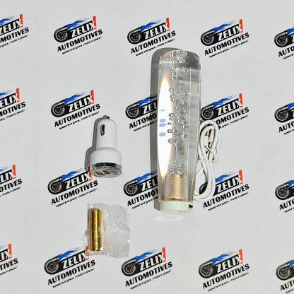 LED Crystal Bubble Gear Shift Knob | Clear Effect