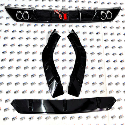 Hyundai Verna Splitter & Diffuser Combo | Compatible with 2023+