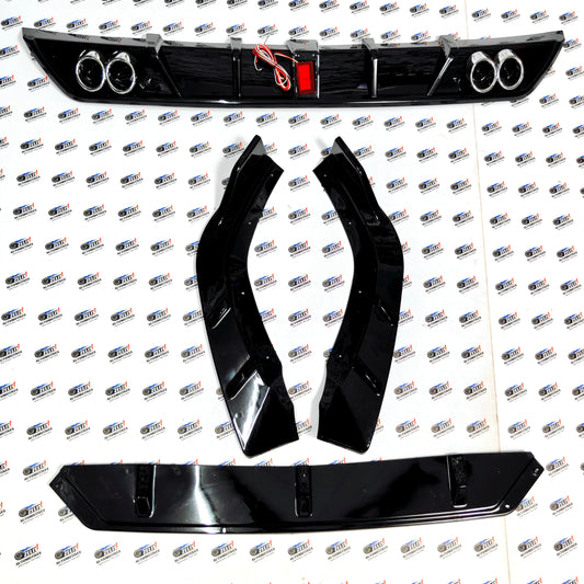 Hyundai Verna Splitter & Diffuser Combo | Compatible with 2023+