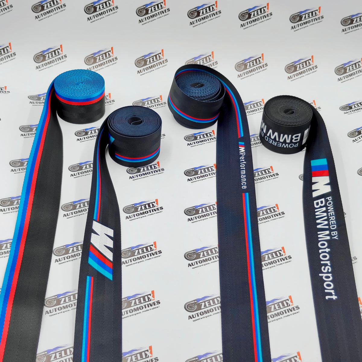 BMW M-Style Seat Belts (Pair) | Stock Replacement