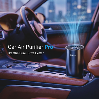 Car Air Purifier Pro Smart Air Filtration | Three Purification Modes - Turbo, Active, Silent