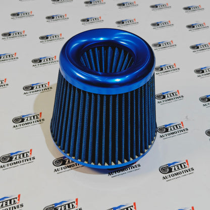 Universal High-Flow Air Intake Cone Filter | Dual Layer 3-Inch Inlet