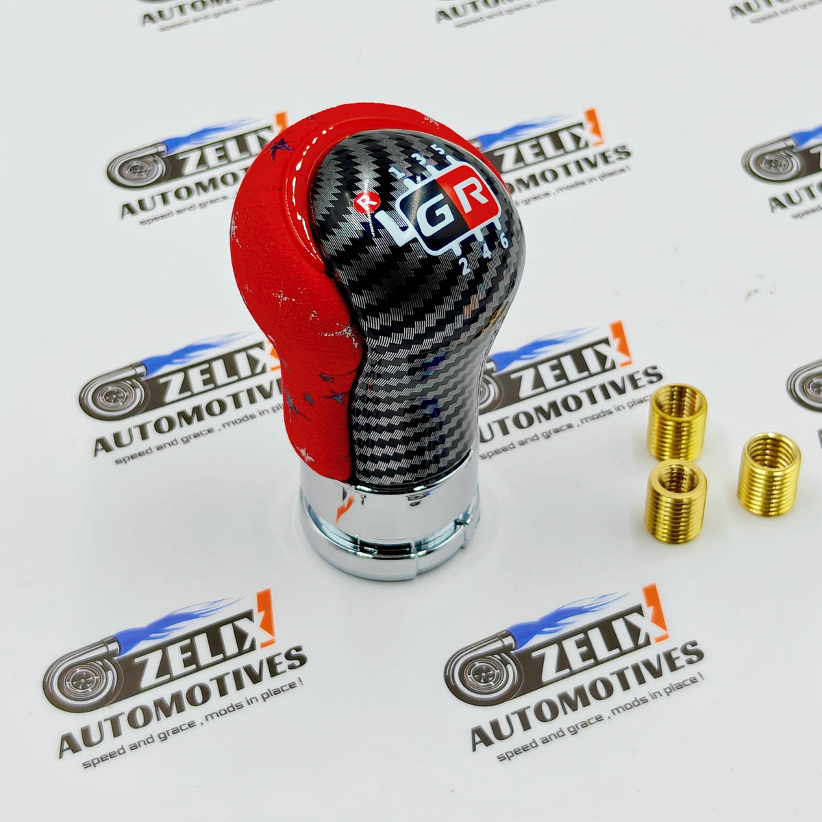 GR-Sports Alcantara Gear Knob | Compatible For Toyota Cars