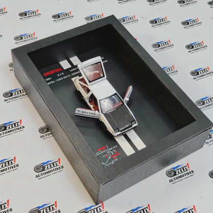 3D Car Wall Frame with Functional Doors, Bonnet & Rear Trunk