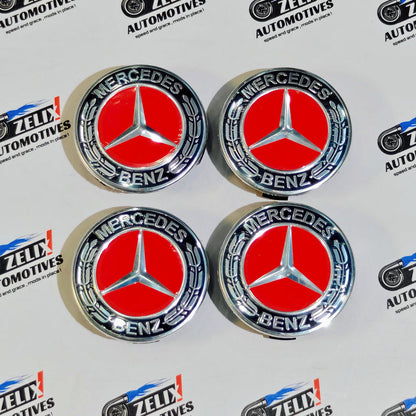 Mercedes Wheel Caps | Outer Diameter 74-mm