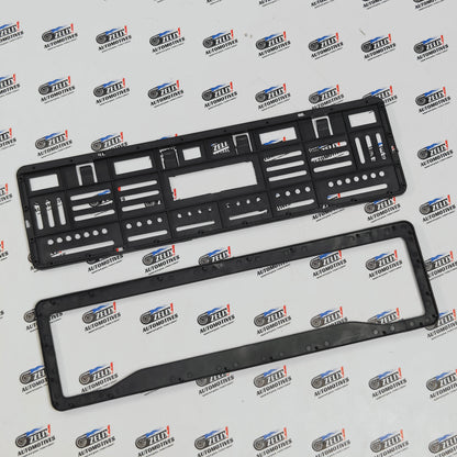 Number Plate Frames 3D Texture Finish (Pair) | Universal Fit