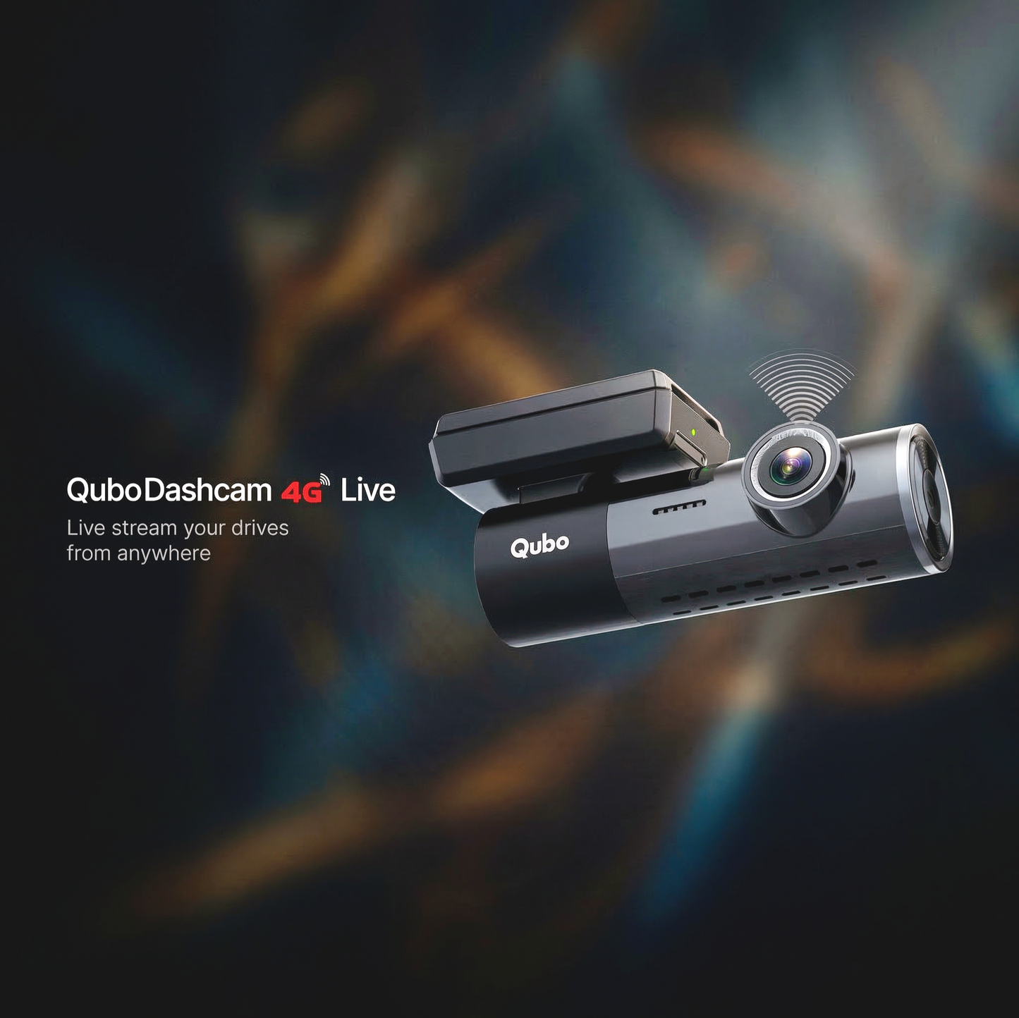 Qubo N-Series Dashcam 4G Live | Supports live Streaming With 2K-Quad HD Dash Camera