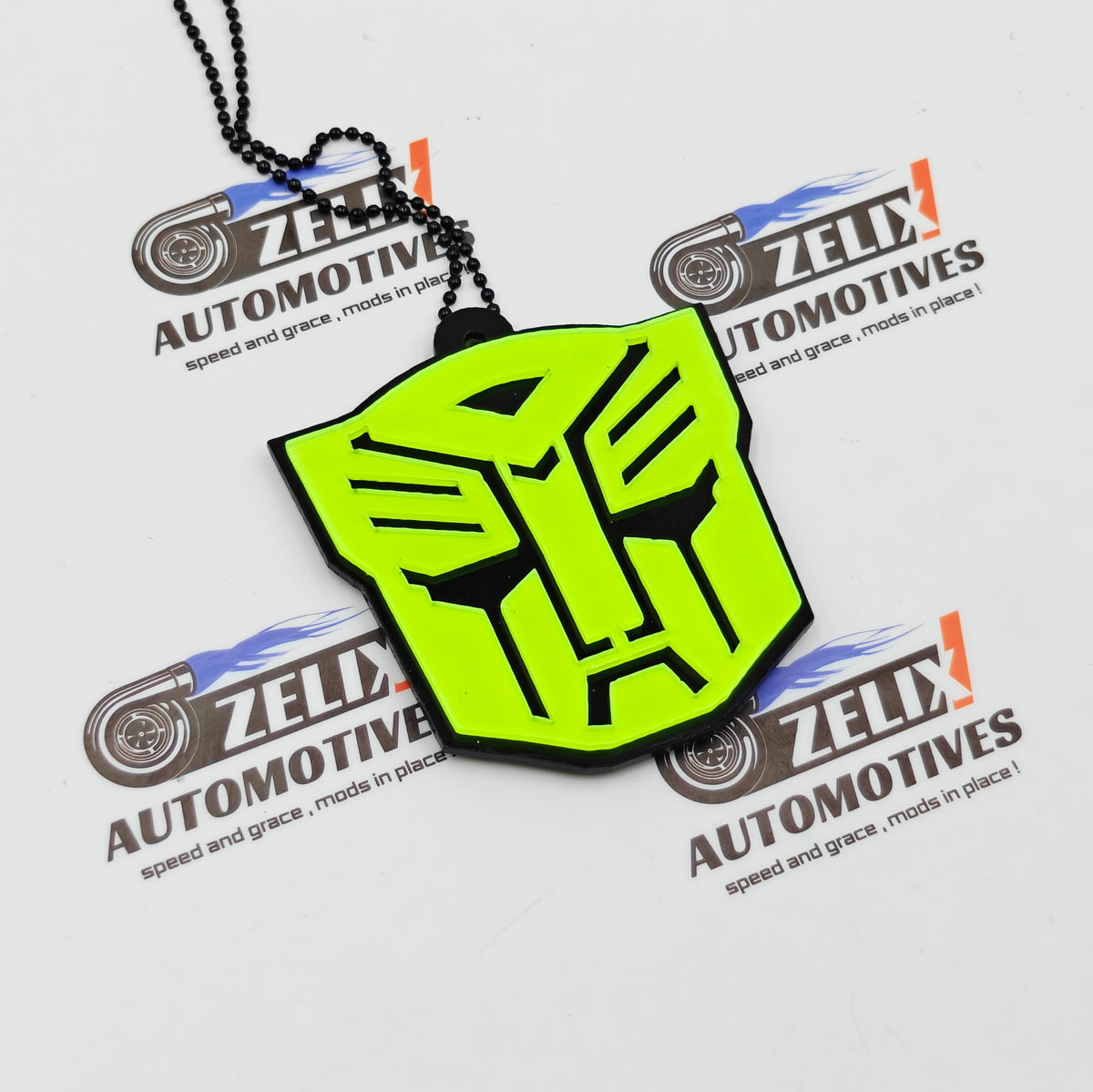 Neon Fluorescent Car Mirror Hanging | Marvel & DC Collection