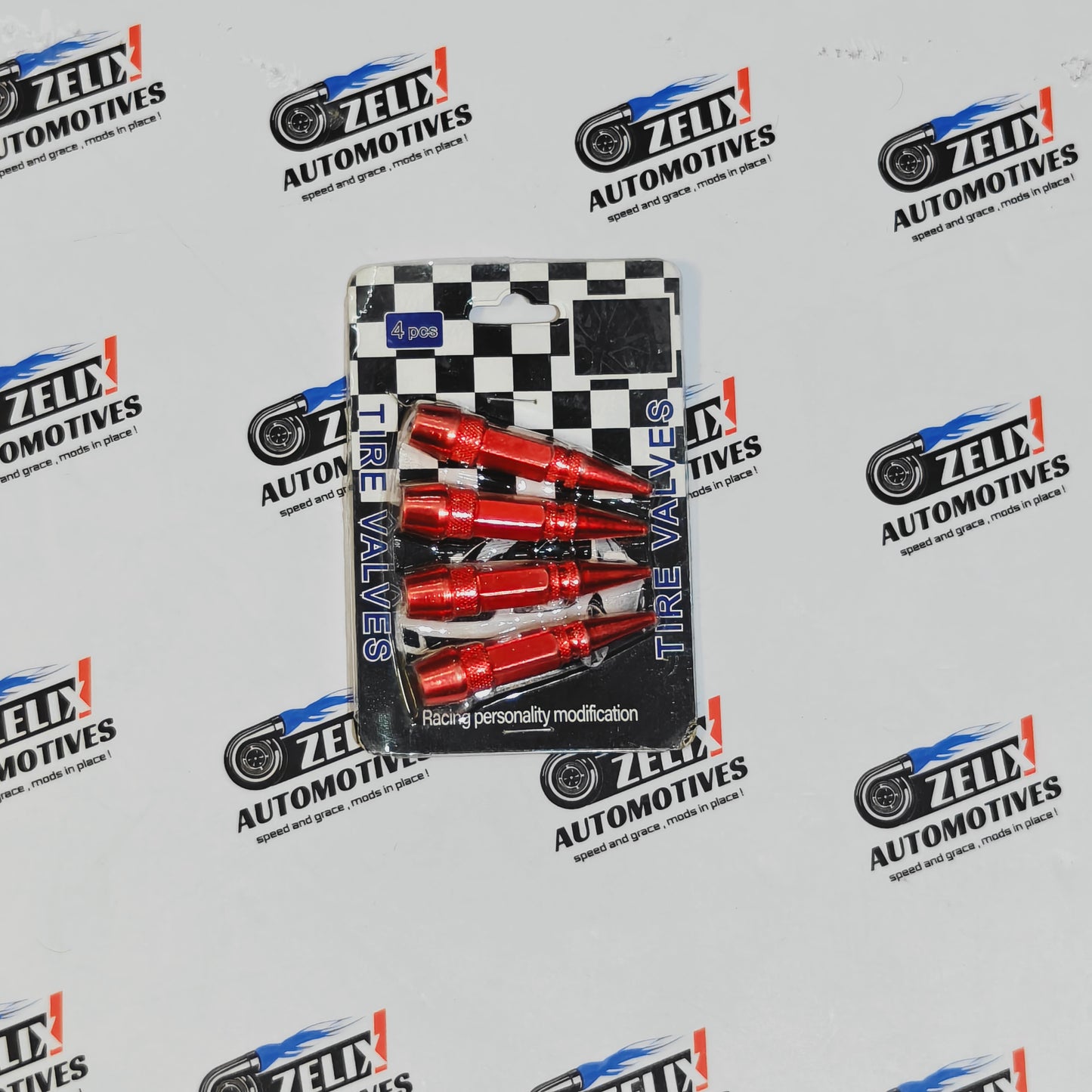 Air Valve Caps Set of 4 | Universal Metallic Finish