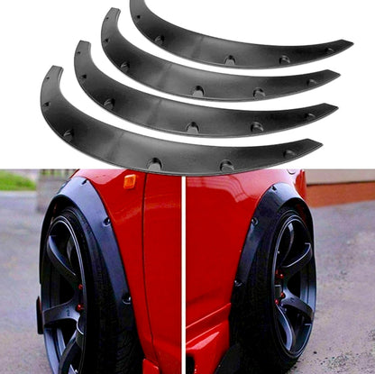 Fender Flares Universal Set of 4 | Aftermarket Flexible Wheel Arch Extensions Universal Fit