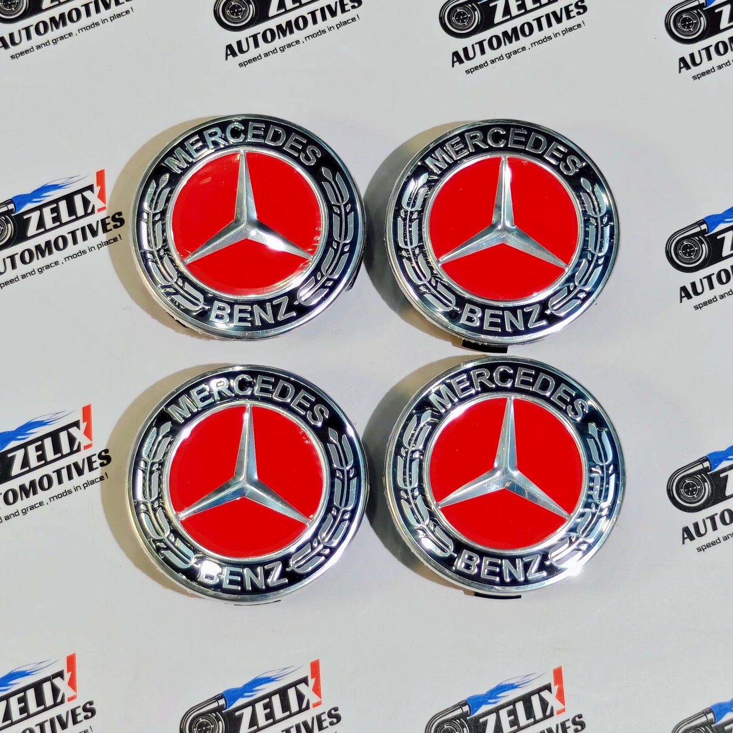 Mercedes-Benz Wheel Center Caps | Outer Dimension (74 mm)