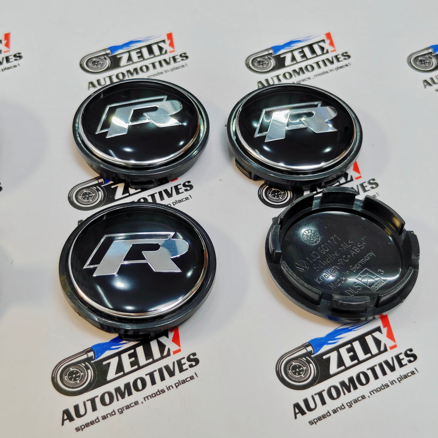 VW R-Line Wheel Center Caps Outer Diameter 59 & 56 mm