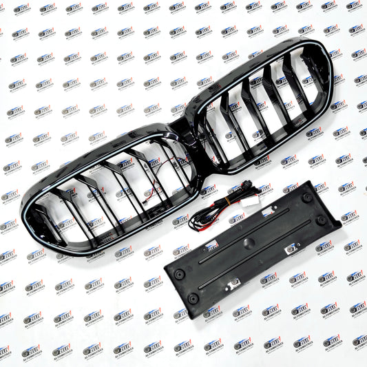 Front Grille With illuminated LED Lights For BMW 5-Series G30 Lci 2021-2024