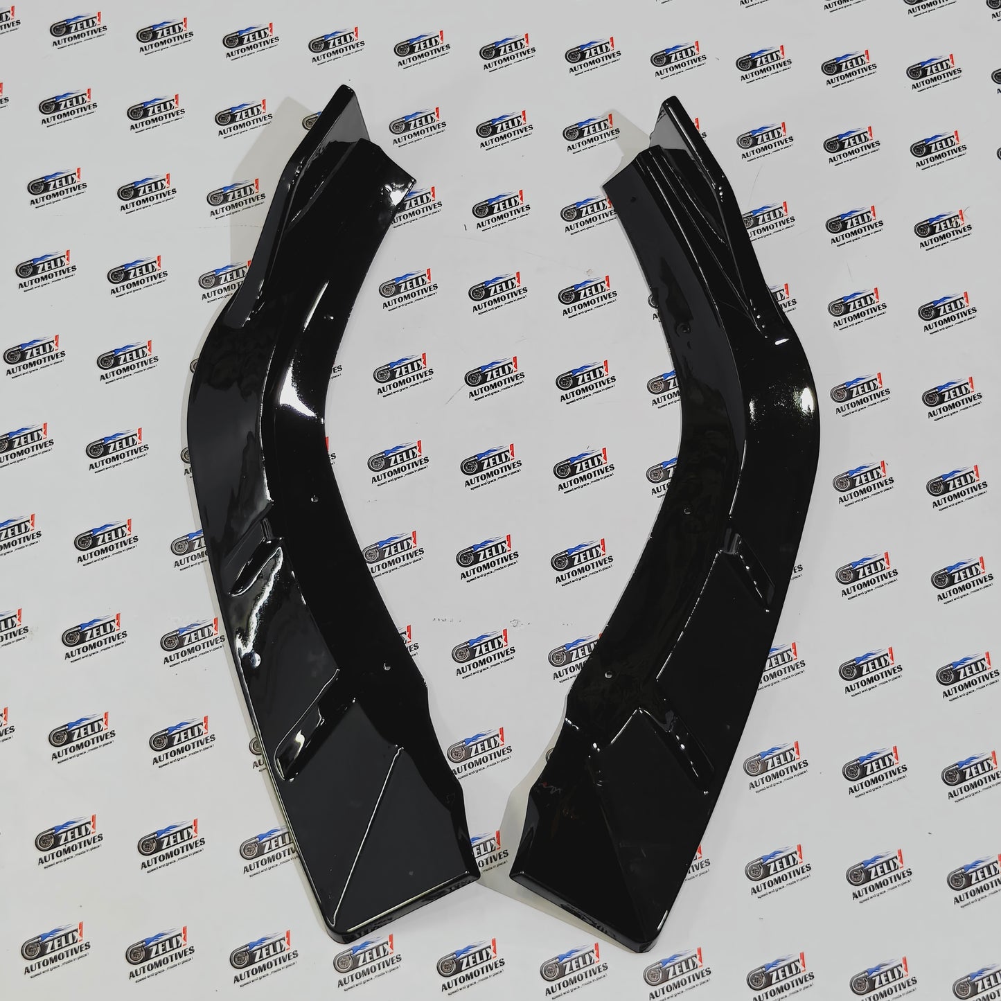 Hyundai Verna  Front Splitter  3-Piece Kit - (2023 Onwards) Gloss Black Finish