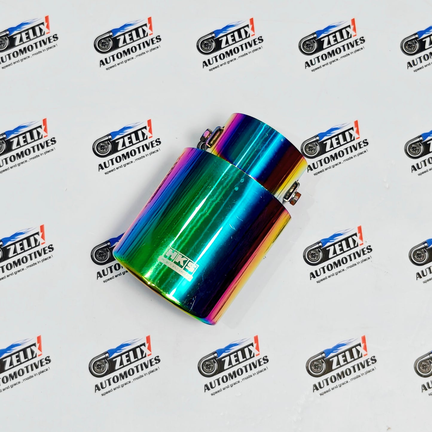 HKS-Style Single Exhaust Tip | 2.45-Inch Inlet