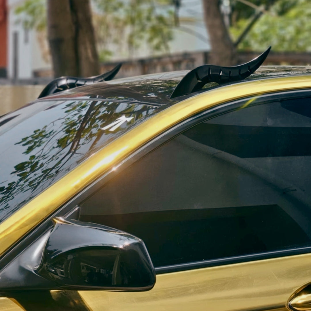 Dragon Horn Car Roof Decoration |  Gives Aggressive Look  2-Piece set | Universal Fit
