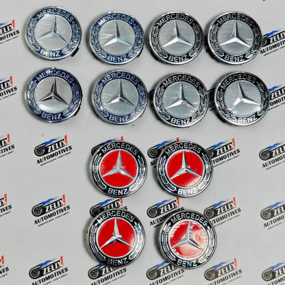 Mercedes Wheel Caps | Outer Diameter 74-mm
