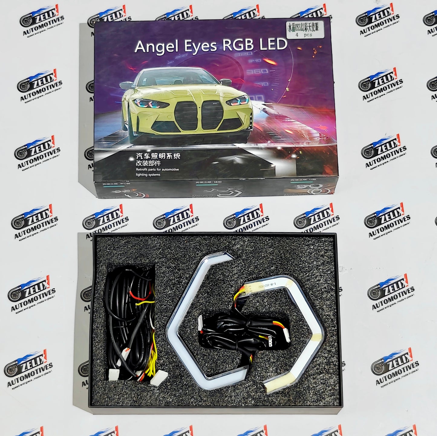 Angle Eyes LED DRLs with Welcome Feature | Universal Fit Set of 4