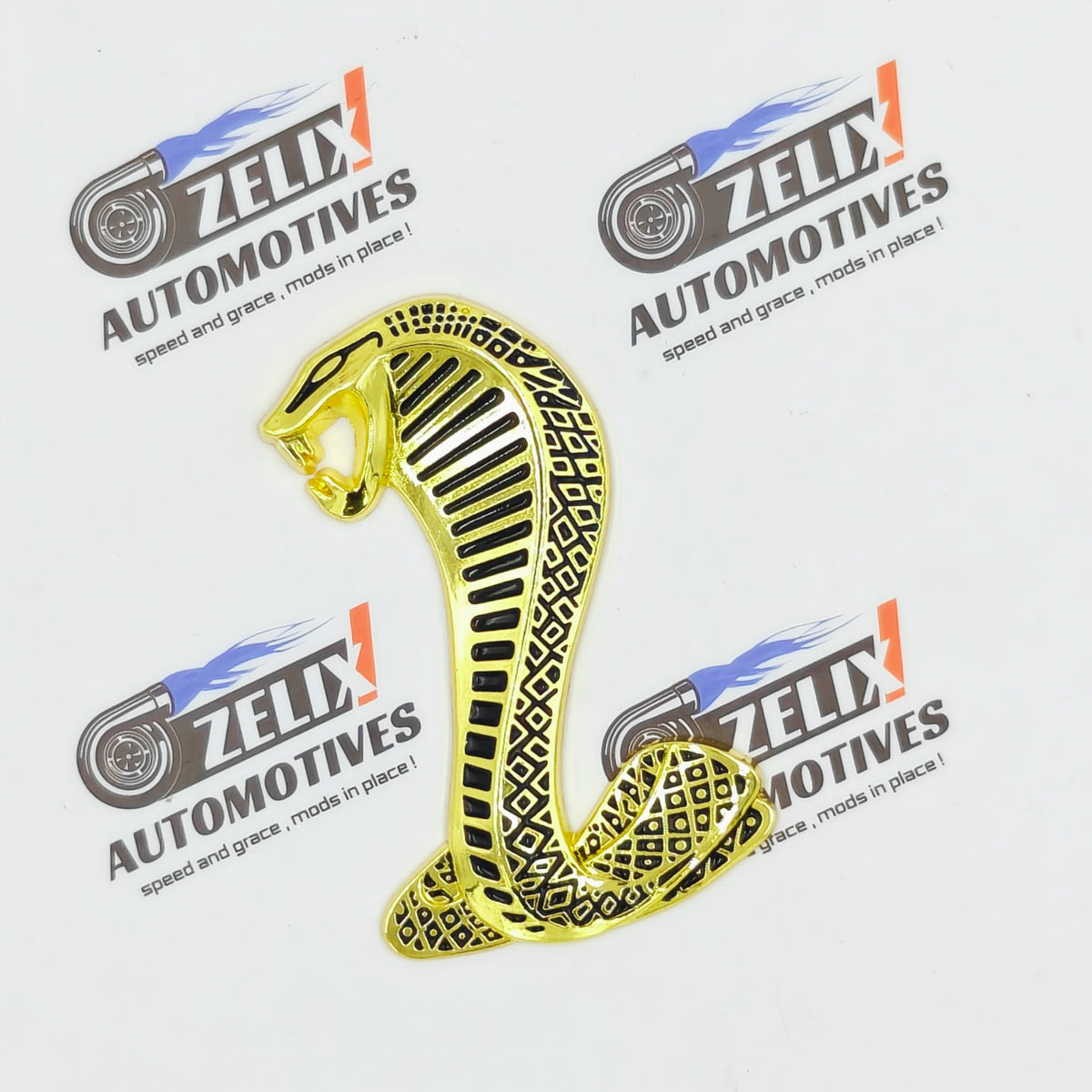 Shelby Cobra Car Stickers | Metallic Finish